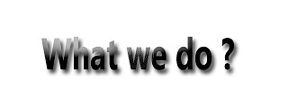 What we do ?