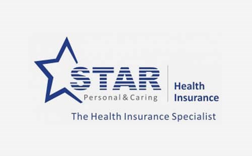 Star Health Insurance智能医疗logo_北京logo设计_高瑞品牌