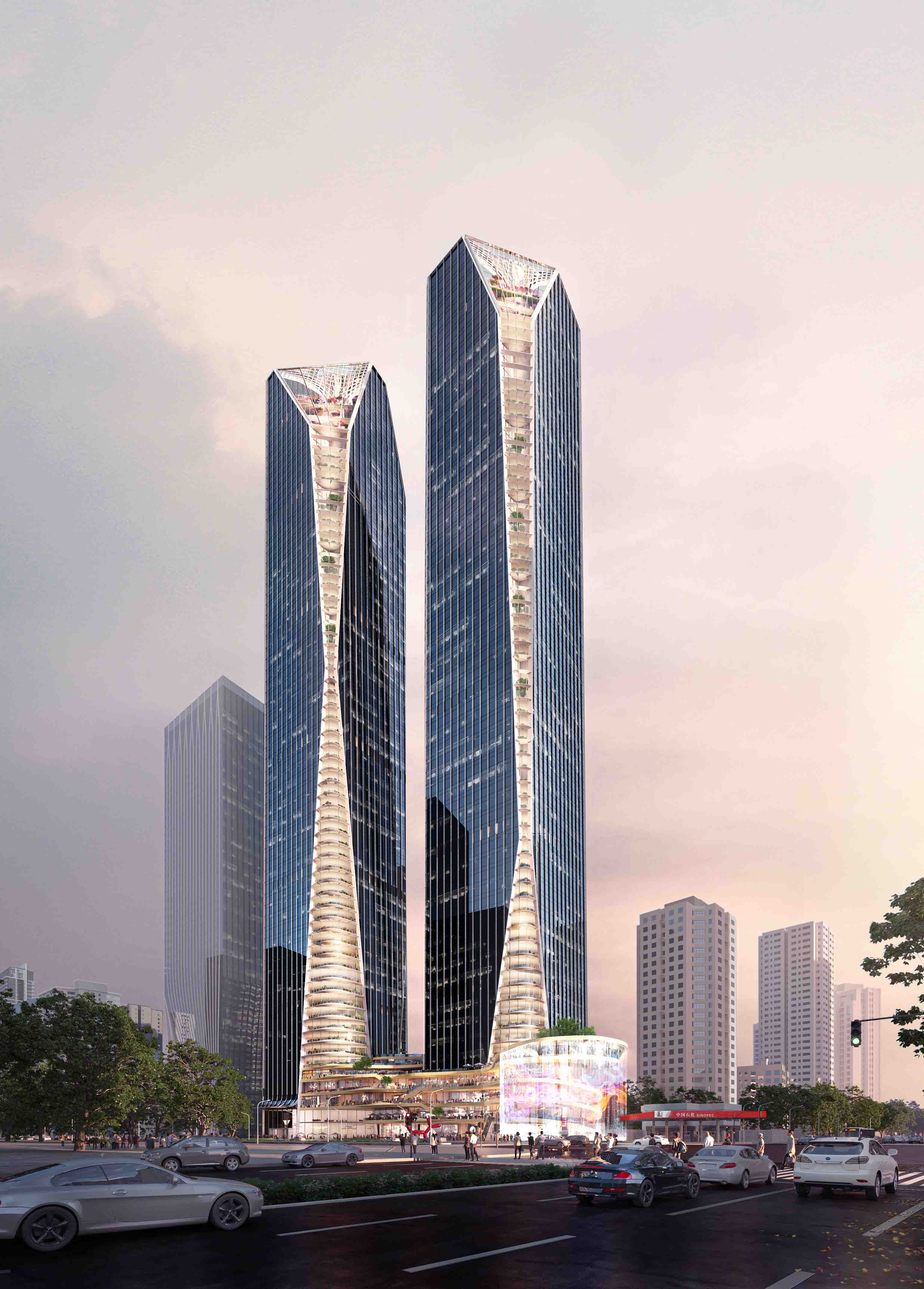 深圳市黄贝街道长安-国宾地块建筑概念方案