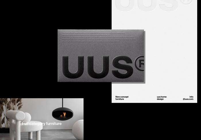UUS furniture brand identity