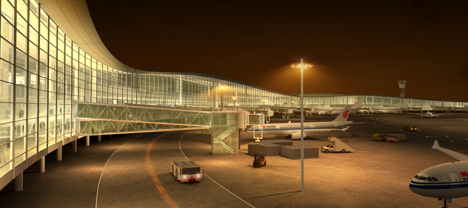 长沙黄花国际机场t3航站楼规划入围候选方案